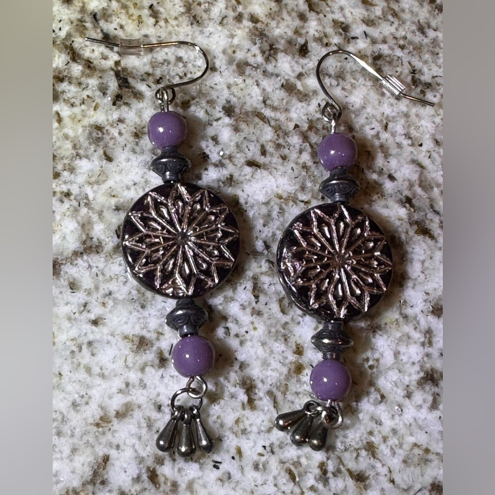 Handmade dangle earrings